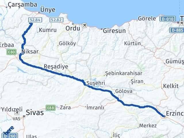 Ordu Çaybaşı Erzincan Arası Kaç Km? Arası Kaç Saat? Nerede Yol Haritası Yakıt, Rota ve Mesafe Hesaplama Ordu Çaybaşı Erzincan Arası Kaç Km? Arası Kaç Km Saat? Nerede Yol Haritası Yakıt, Rota ve Mesafe Hesaplama