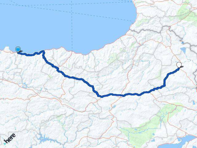 Ordu Gülyalı Kars Arası Kaç Km - Yol Haritası