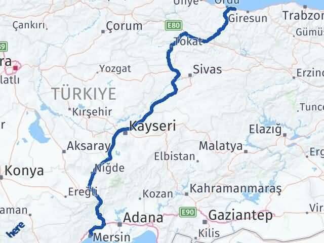 Ordu Gülyalı Mersin Arası Kaç Km? Arası Kaç Saat? Nerede Yol Haritası Yakıt, Rota ve Mesafe Hesaplama Ordu Gülyalı Mersin Arası Kaç Km? Arası Kaç Km Saat? Nerede Yol Haritası Yakıt, Rota ve Mesafe Hesaplama