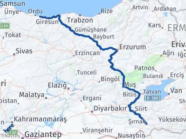 Ordu Gülyalı Şırnak Arası Kaç Km? Arası Kaç Saat? Nerede Yol Haritası Yakıt, Rota ve Mesafe Hesaplama Ordu Gülyalı Şırnak Arası Kaç Km? Arası Kaç Km Saat? Nerede Yol Haritası Yakıt, Rota ve Mesafe Hesaplama