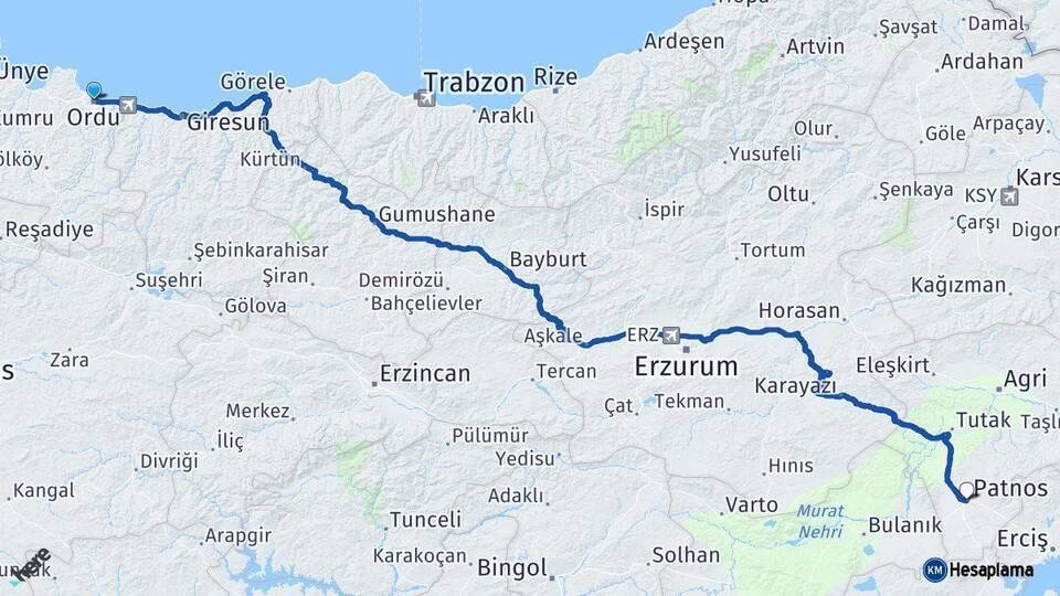 Ordu Patnos Ağrı Arası Kaç Km? - Kmhesaplama.com Arası Kaç Saat? Nerede Yol Haritası Yakıt, Rota ve Mesafe Hesaplama Ordu Patnos Ağrı Arası Kaç Km? - Kmhesaplama.com Arası Kaç Km Saat? Nerede Yol Haritası Yakıt, Rota ve Mesafe Hesaplama