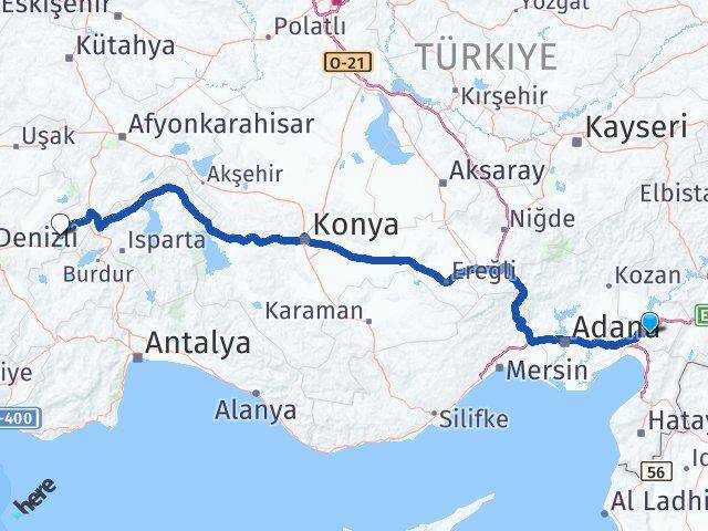 Osmaniye Dazkırı Afyonkarahisar Arası Kaç Km - Yol Haritası