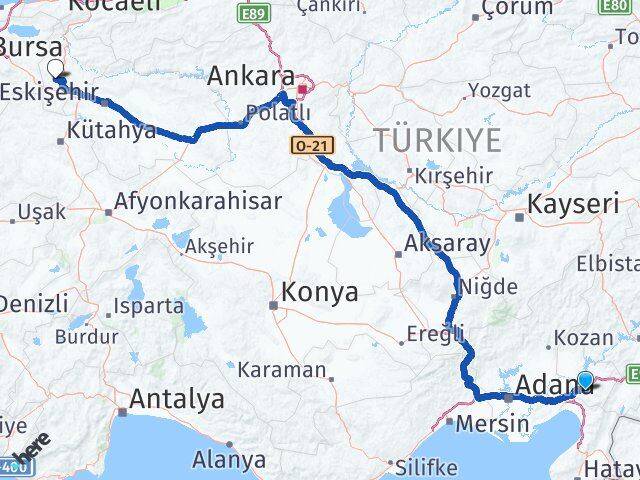 Osmaniye Pazaryeri Bilecik Arası Kaç Km - Yol Haritası