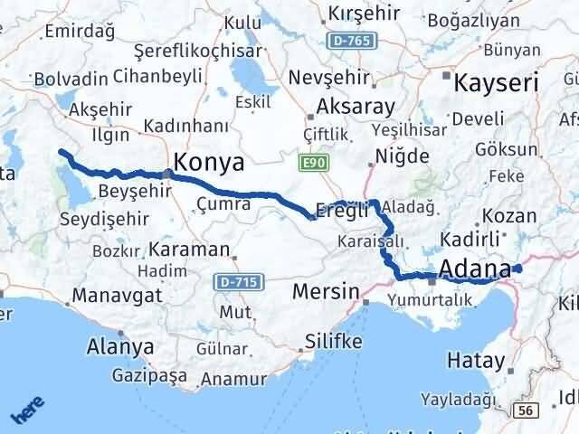 Osmaniye Şarkikaraağaç Isparta Arası Kaç Km - Yol Haritası