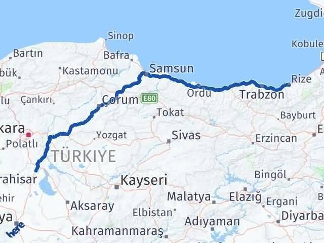 Rize Kulu Konya Arası Kaç Saat? Yol Haritası, Yakıt, Rota ve Mesafe Hesaplama Rize Kulu Konya Arası Kaç Km? Kaç Saat? Yol Haritası