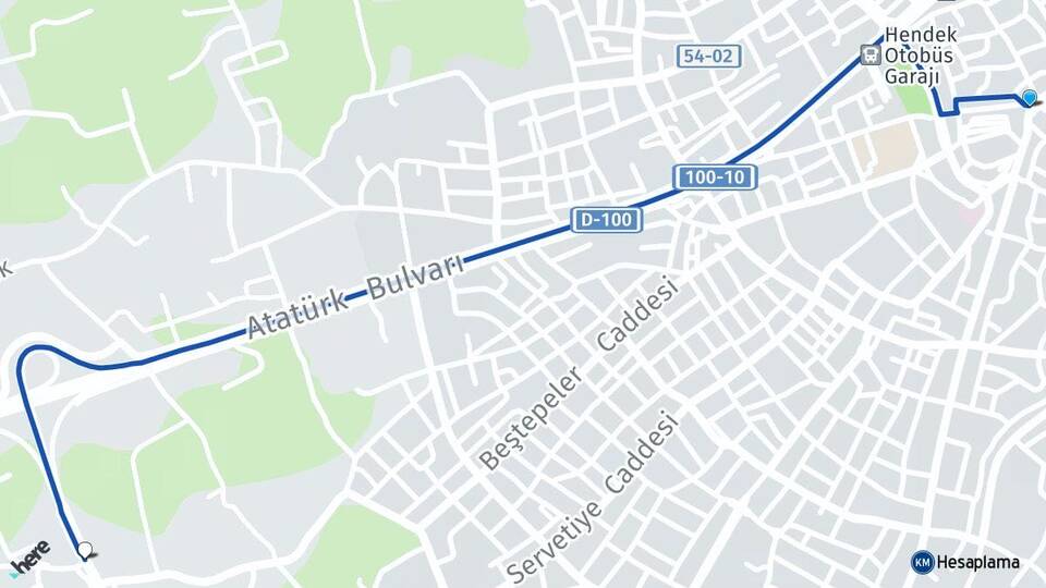 Sakarya Hendek Akova Hendek Arası Kaç Km - Yol Haritası