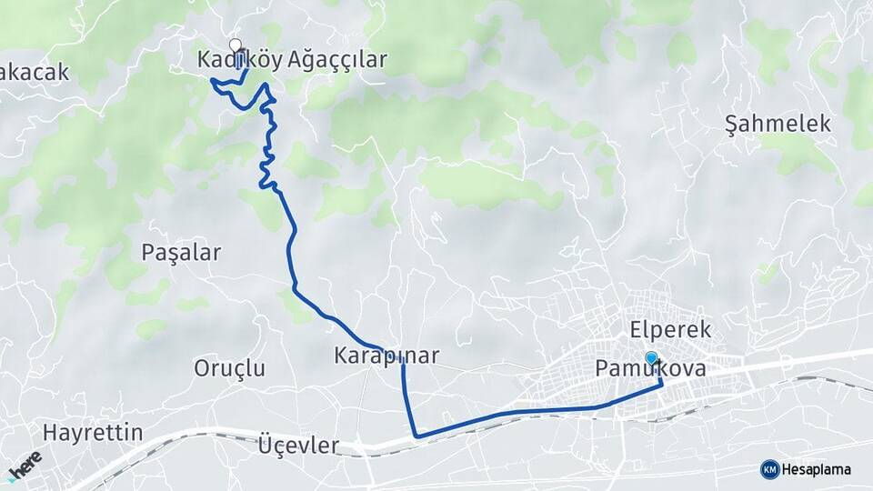 Sakarya Pamukova Kadıköy Pamukova Arası Kaç Km - Yol Haritası