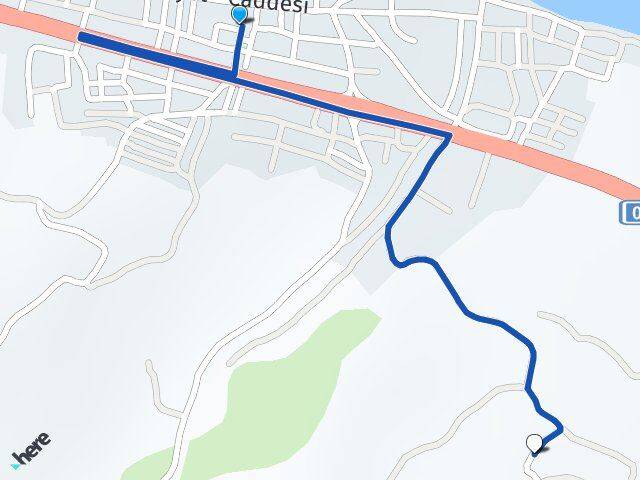 Samsun Yakakent Kozköy Yakakent Arası Kaç Km - Yol Haritası