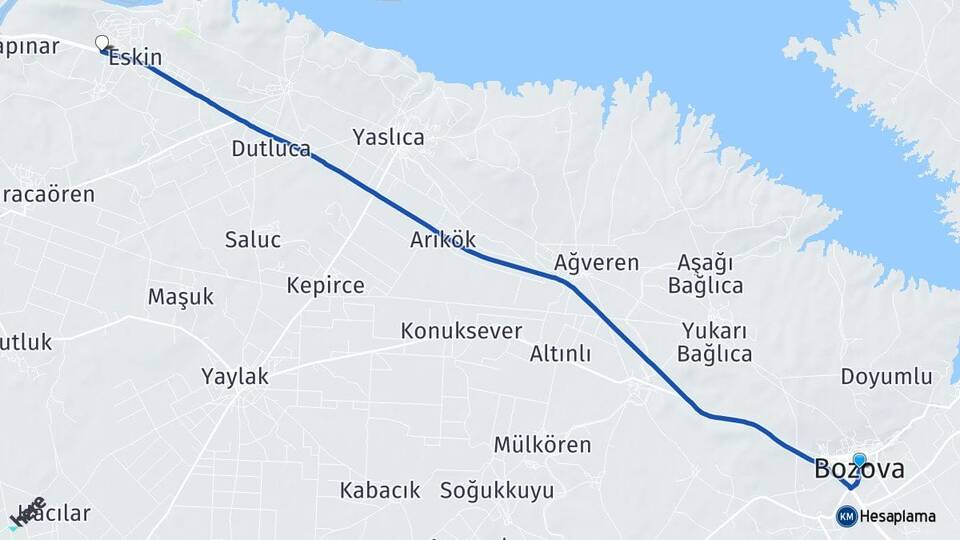 Şanlıurfa Bozova Eskin Bozova Arası Kaç Km - Yol Haritası