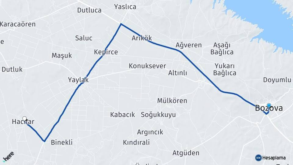 Şanlıurfa Bozova Hacılar Bozova Arası Kaç Km - Yol Haritası