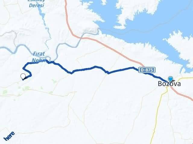 Şanlıurfa Bozova Örgülü Bozova Arası Kaç Km - Yol Haritası
