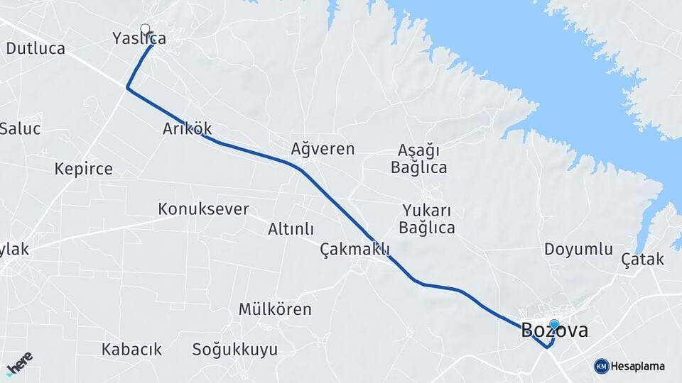 Şanlıurfa Bozova Yaslıca Bozova Arası Kaç Km - Yol Haritası