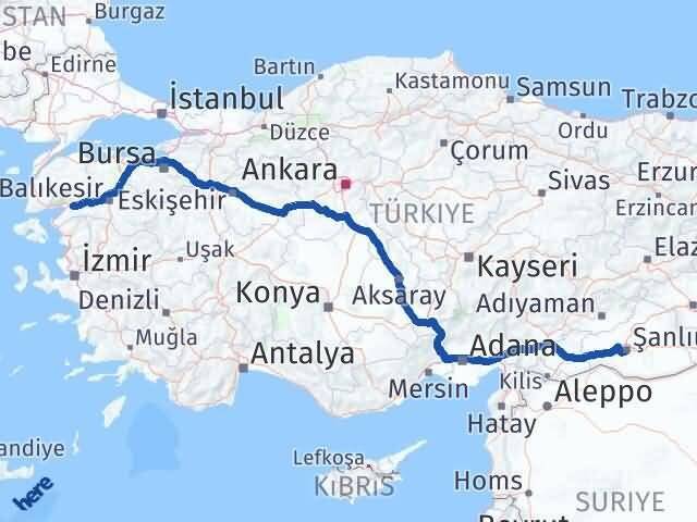 Şanlıurfa Havran Balıkesir Arası Kaç Saat? Yol Haritası, Yakıt, Rota ve Mesafe Hesaplama Şanlıurfa Havran Balıkesir Arası Kaç Km? Kaç Saat? Yol Haritası