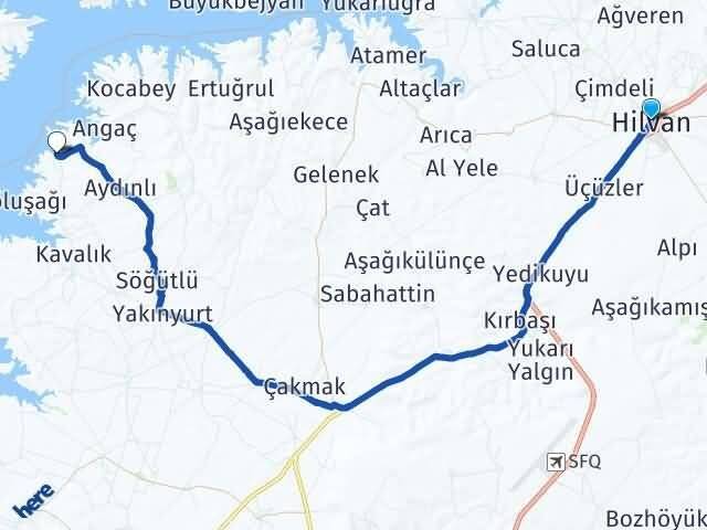 Şanlıurfa Hilvan Yeşerdi Hilvan Arası Kaç Km - Yol Haritası