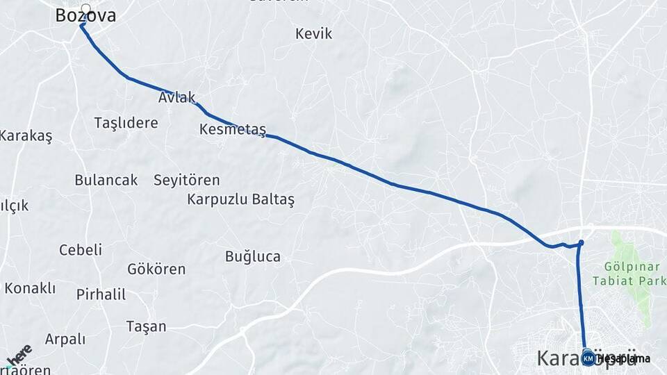 Şanlıurfa Karaköprü Bozova Arası Kaç Km - Yol Haritası