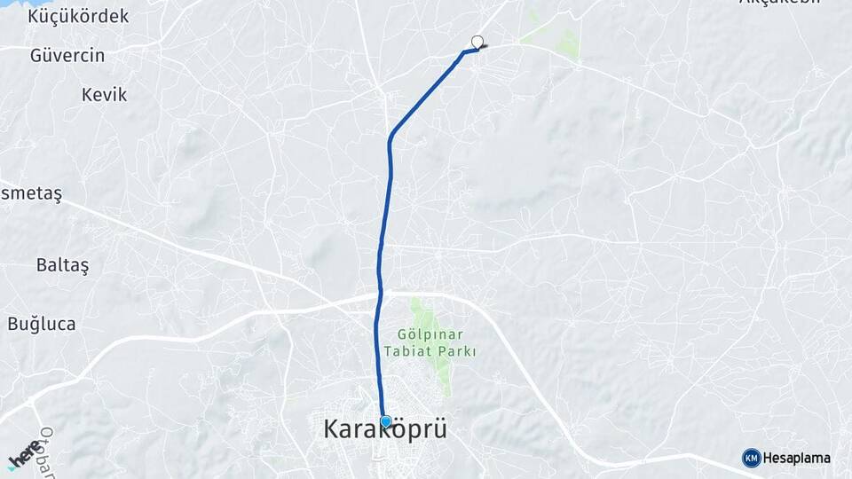 Şanlıurfa Karaköprü Hamurkesen Karaköprü Arası Kaç Km - Yol Haritası
