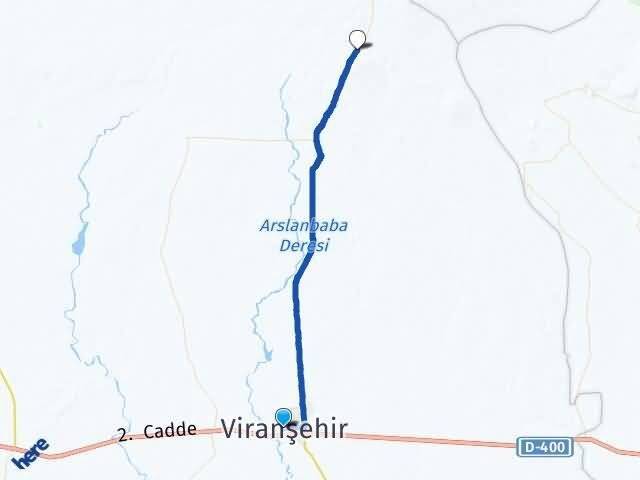 Şanlıurfa Viranşehir Karınca Viranşehir Arası Kaç Km - Yol Haritası