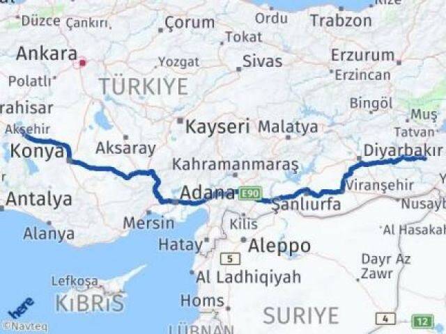 Siirt Sultandağı Afyonkarahisar Arası Kaç Km - Yol Haritası