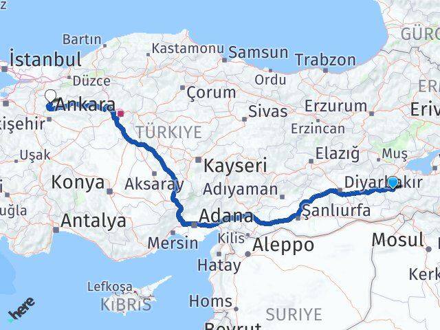 Siirt Yenipazar Bilecik Arası Kaç Km - Yol Haritası