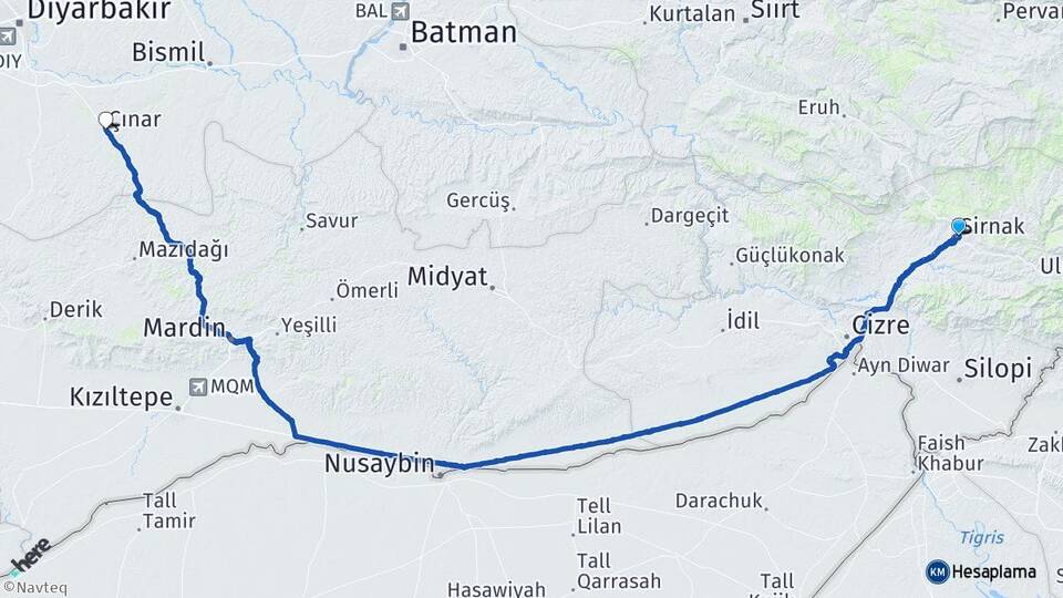 Şırnak Çınar Diyarbakır Arası Kaç Km? - Kmhesaplama.com Arası Kaç Saat? Nerede Yol Haritası Yakıt, Rota ve Mesafe Hesaplama Şırnak Çınar Diyarbakır Arası Kaç Km? - Kmhesaplama.com Arası Kaç Km Saat? Nerede Yol Haritası Yakıt, Rota ve Mesafe Hesaplama