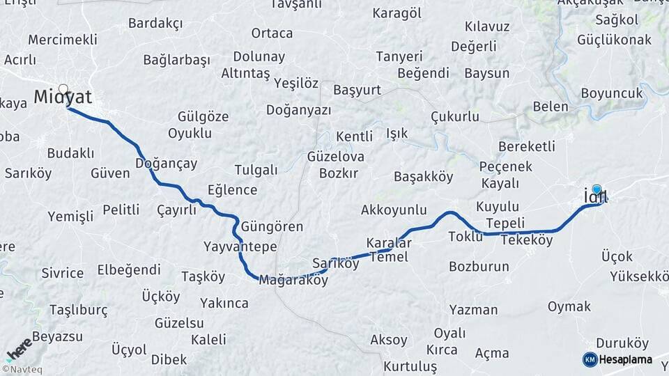 Şırnak İdil Midyat Mardin Arası Kaç Km - Yol Haritası