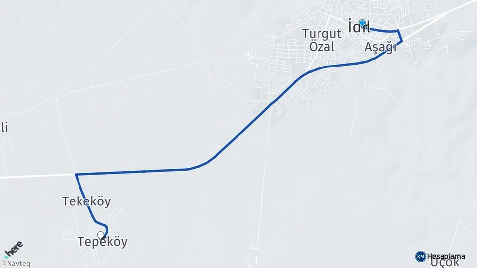 Şırnak İdil Tepeköy İdil Arası Kaç Km - Yol Haritası