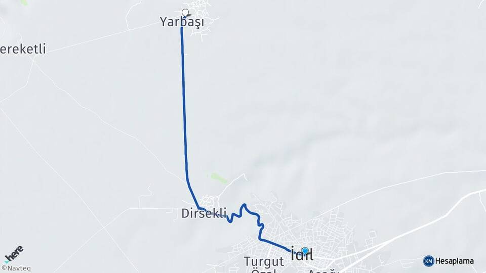 Şırnak İdil Yarbaşı İdil Arası Kaç Km - Yol Haritası