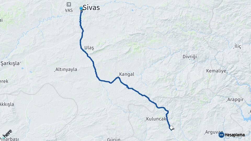 Sivas Hekimhan Malatya Arası Kaç Saat? Yol Haritası, Yakıt, Rota ve Mesafe Hesaplama Sivas Hekimhan Malatya Arası Kaç Km? Kaç Saat? Yol Haritası