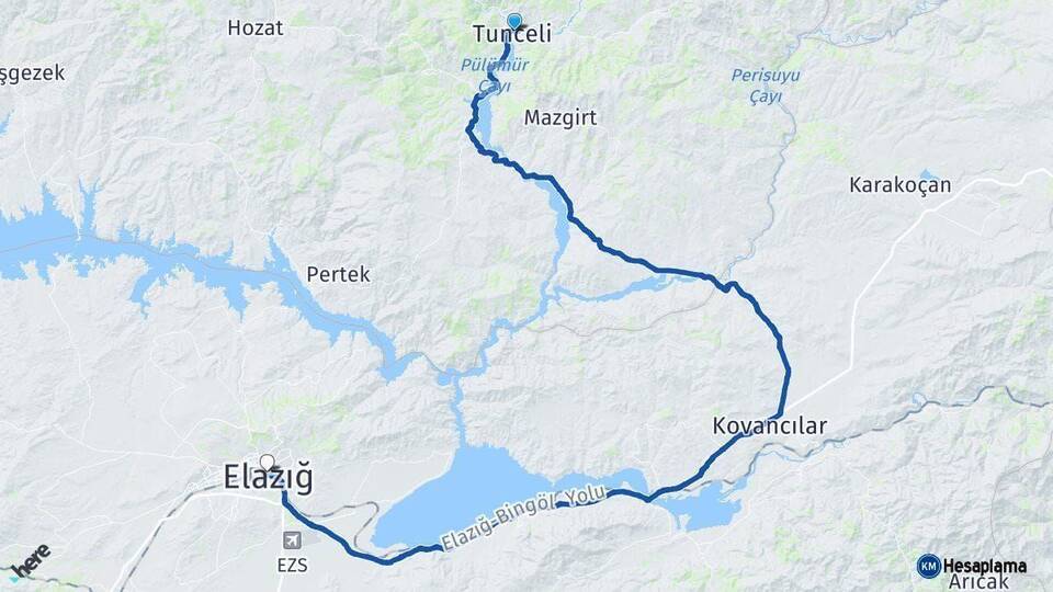 Tunceli ile Elazığ Arası Kaç Km? Kaç Saat? Arası Kaç Saat? Nerede Yol Haritası Yakıt, Rota ve Mesafe Hesaplama Tunceli ile Elazığ Arası Kaç Km? Kaç Saat? Arası Kaç Km Saat? Nerede Yol Haritası Yakıt, Rota ve Mesafe Hesaplama