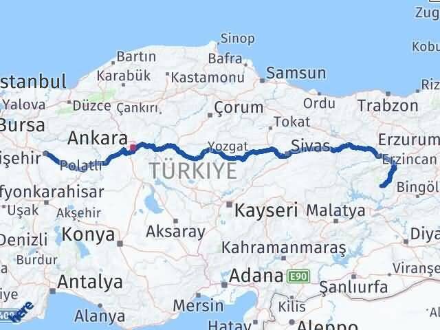 Tunceli Tepebaşı Eskişehir Arası Kaç Saat? Yol Haritası, Yakıt, Rota ve Mesafe Hesaplama Tunceli Tepebaşı Eskişehir Arası Kaç Km? Kaç Saat? Yol Haritası