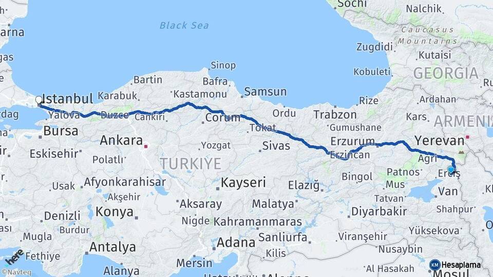 Van Çaldıran İstanbul Arası Kaç Km? Arası Kaç Saat? Nerede Yol Haritası Yakıt, Rota ve Mesafe Hesaplama Van Çaldıran İstanbul Arası Kaç Km? Arası Kaç Km Saat? Nerede Yol Haritası Yakıt, Rota ve Mesafe Hesaplama