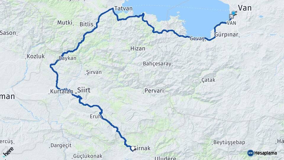 Van Edremit Şırnak Arası Kaç Km? Arası Kaç Saat? Nerede Yol Haritası Yakıt, Rota ve Mesafe Hesaplama Van Edremit Şırnak Arası Kaç Km? Arası Kaç Km Saat? Nerede Yol Haritası Yakıt, Rota ve Mesafe Hesaplama