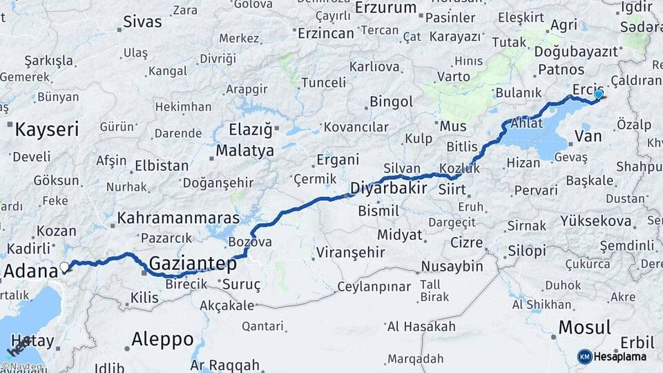 Van Muradiye Osmaniye Arası Kaç Km? Arası Kaç Saat? Nerede Yol Haritası Yakıt, Rota ve Mesafe Hesaplama Van Muradiye Osmaniye Arası Kaç Km? Arası Kaç Km Saat? Nerede Yol Haritası Yakıt, Rota ve Mesafe Hesaplama
