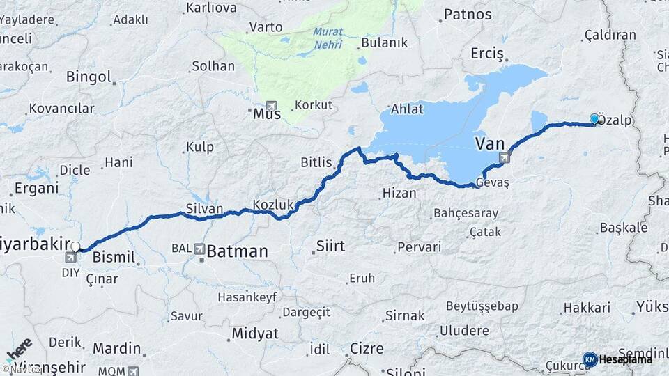 Van Özalp Diyarbakır Arası Kaç Km? Arası Kaç Saat? Nerede Yol Haritası Yakıt, Rota ve Mesafe Hesaplama Van Özalp Diyarbakır Arası Kaç Km? Arası Kaç Km Saat? Nerede Yol Haritası Yakıt, Rota ve Mesafe Hesaplama