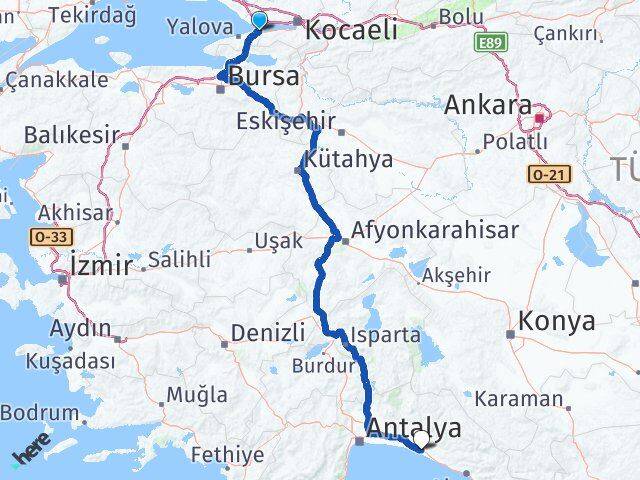 Yalova Altınova Manavgat Antalya Arası Kaç Saat? Yol Haritası, Yakıt, Rota ve Mesafe Hesaplama Yalova Altınova Manavgat Antalya Arası Kaç Km? Kaç Saat? Yol Haritası