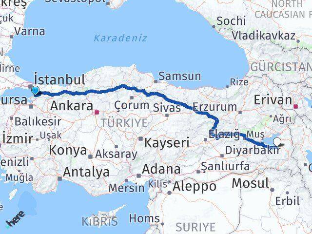 Yalova Gürpınar Van Arası Kaç Saat? Yol Haritası, Yakıt, Rota ve Mesafe Hesaplama Yalova Gürpınar Van Arası Kaç Km? Kaç Saat? Yol Haritası