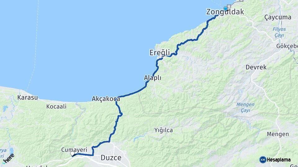 Zonguldak Gümüşova Düzce Arası Kaç Saat? Yol Haritası, Yakıt, Rota ve Mesafe Hesaplama Zonguldak Gümüşova Düzce Arası Kaç Km? Kaç Saat? Yol Haritası