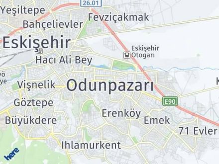 Odunpazarı Yol Tarifi, Eskişehir Odunpazarı Haritası - Km Hesaplama
